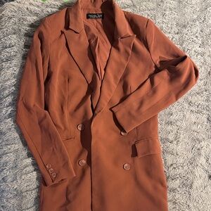 RACHEL Rachel Roy Women's Rust Blazer